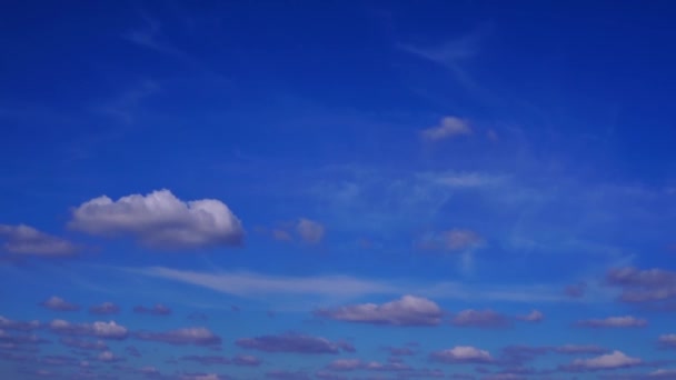 Scenic Footage Beautiful Clouds Sky — Stock Video