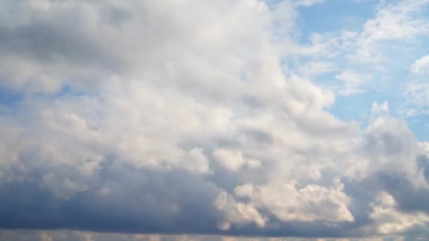 Schilderachtige Beelden Van Prachtige Wolken Lucht — Stockvideo