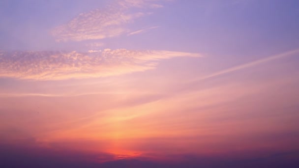 Schilderachtige Beelden Van Prachtige Wolken Lucht — Stockvideo