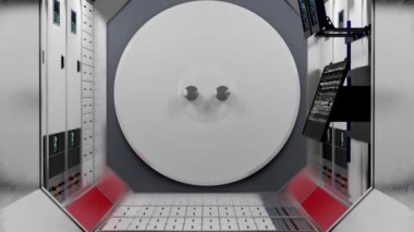 Uluslararası Uzay İstasyonunun 3 boyutlu görüntüsü. İss 'in Koridorunu daralt