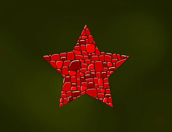 Стилизованный символ звезды — стоковое фото