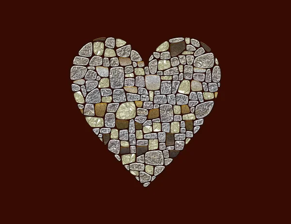 Stylized heart symbol — Stock Photo, Image