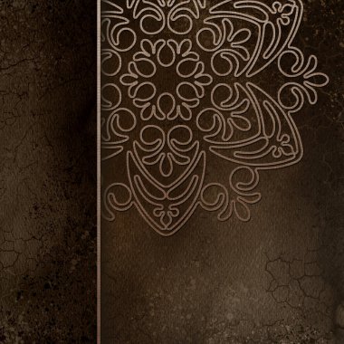 Tasarım elemanları ile soyut desenli arkaplan