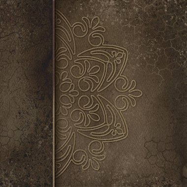 Tasarım elemanları ile soyut desenli arkaplan