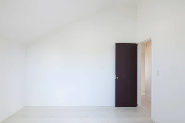 Woonruimte Muur Een Nieuw Gebouwd Appartement Zonder Meubels — Stockfoto