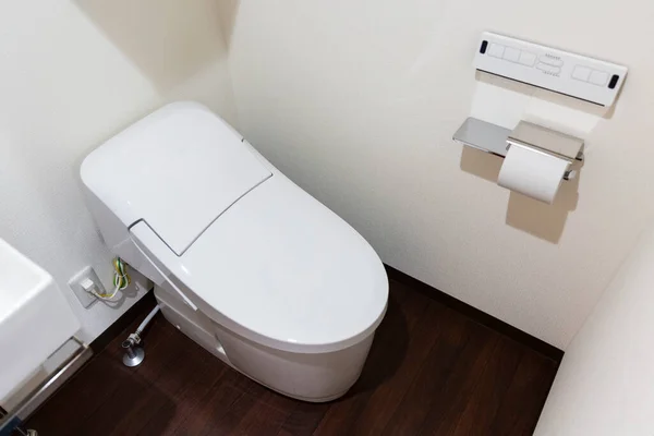 Snapshot White Clean Toilet Washing Closet — Stock Photo, Image