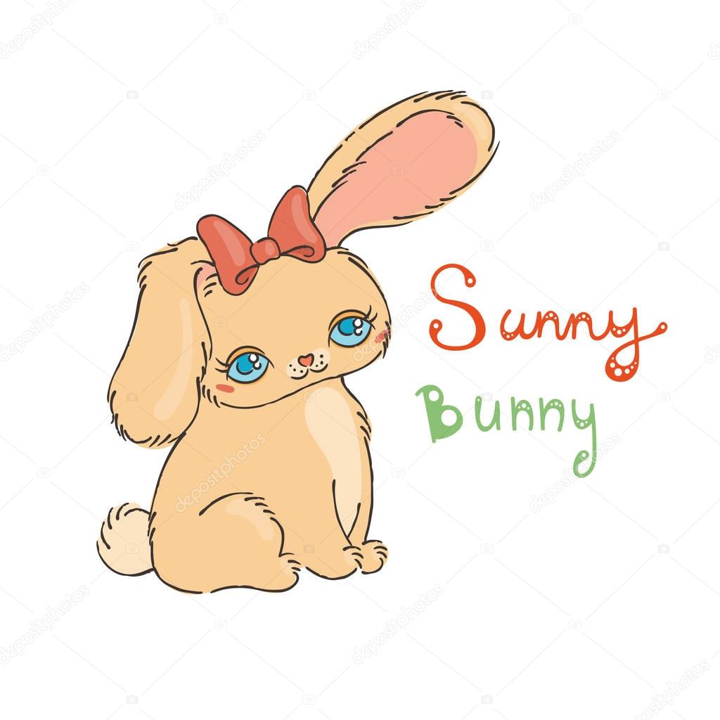 Cute bunny card