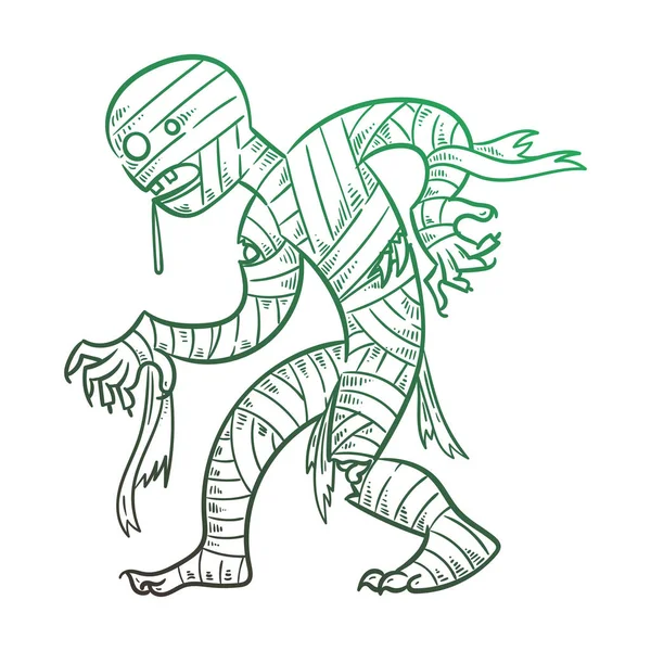 Korkunç anne ile illüstrasyon