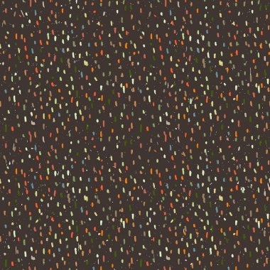 Soyut konturlar ve noktalar seamless modeli.