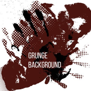 Grunge renkli amaç. Vektör çizim.