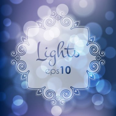 Bokeh efekti ve çerçeve metin veya başlık için hisse senedi bulanık doku