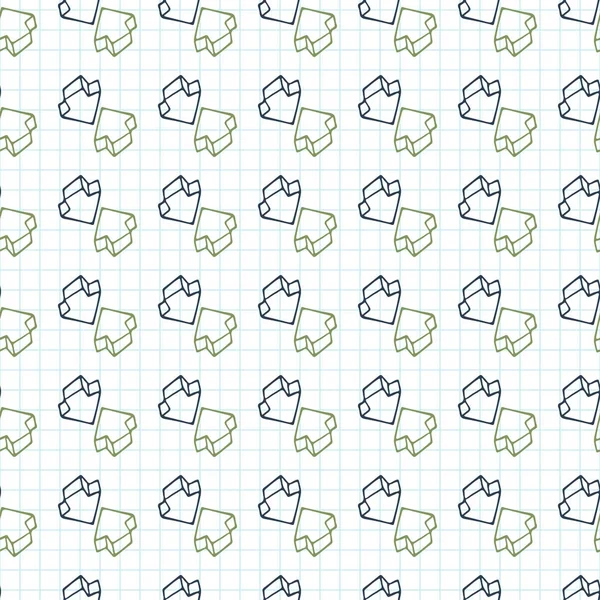 Vektör seamless modeli okları surround benzeri imleçler