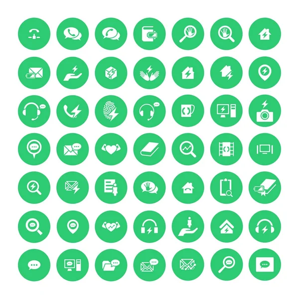 Uppsättning av 49 Universal ikoner. Affärer, internet, webbdesign. — Stock vektor