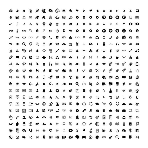 Набор из 200 универсальных икон. Бизнес, интернет, веб-дизайн
.