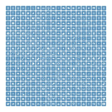 200 evrensel simgeler kümesi. İş, internet, web tasarım.