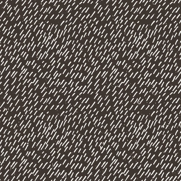 Nahtloses Muster aus abstrakten Strichen und Punkten. — Stockvektor