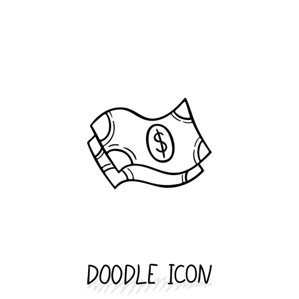 Vektor doodle sedlar icon. — Stockfoto