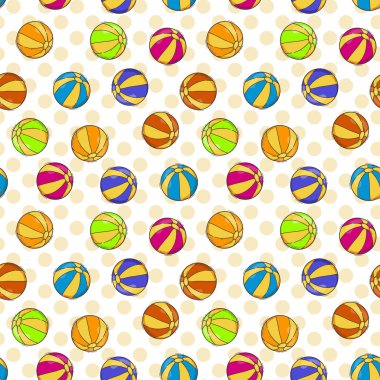 Renkli sorunsuz yaz desen.