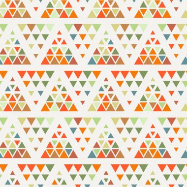 Sorunsuz üçgen noktalı degrade desen.