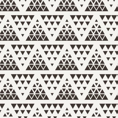Seamless triangle halftone gradient pattern. clipart