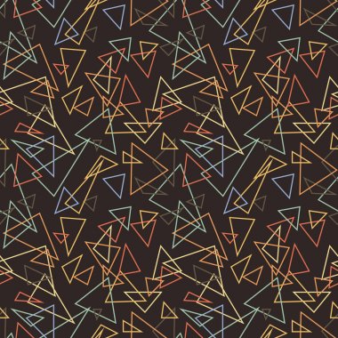 Dikişsiz üçgen geometrik desen.