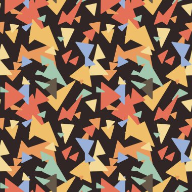 Dikişsiz üçgen geometrik desen.