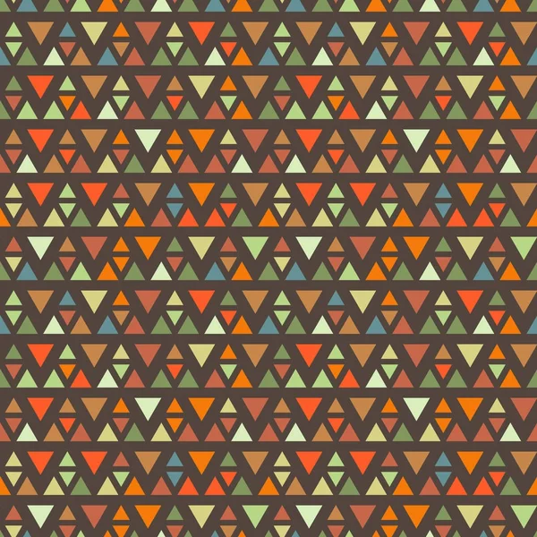 Modèle de dégradé de demi-tons triangle sans couture . — Image vectorielle