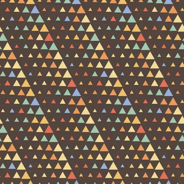 Modèle de dégradé de demi-tons triangle sans couture . — Image vectorielle