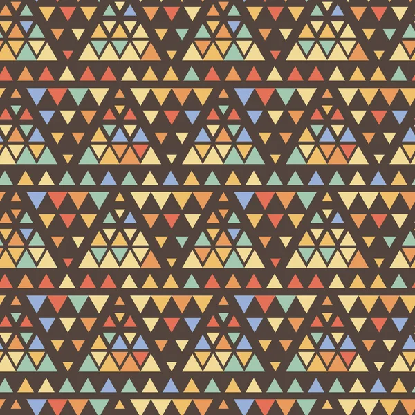 Modèle de dégradé de demi-tons triangle sans couture . — Image vectorielle