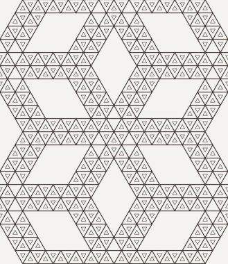 Dikişsiz üçgen geometrik desen.