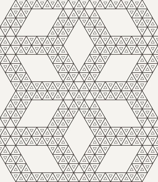 Seamless geometric triangle pattern. — Stock Vector