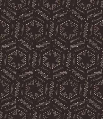 Sorunsuz yıldız çizgili geometrik desen.