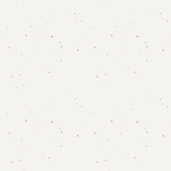 カオス星のカラフルなシームレス パターン. — ストックベクタ