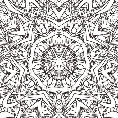 Mandala tarzı vektör seamless modeli