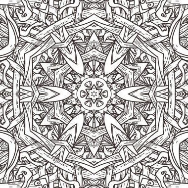 Mandala tarzı vektör seamless modeli