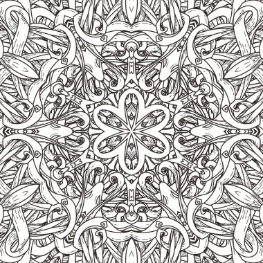 Mandala tarzı vektör seamless modeli