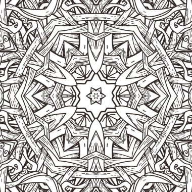 Mandala tarzı vektör seamless modeli