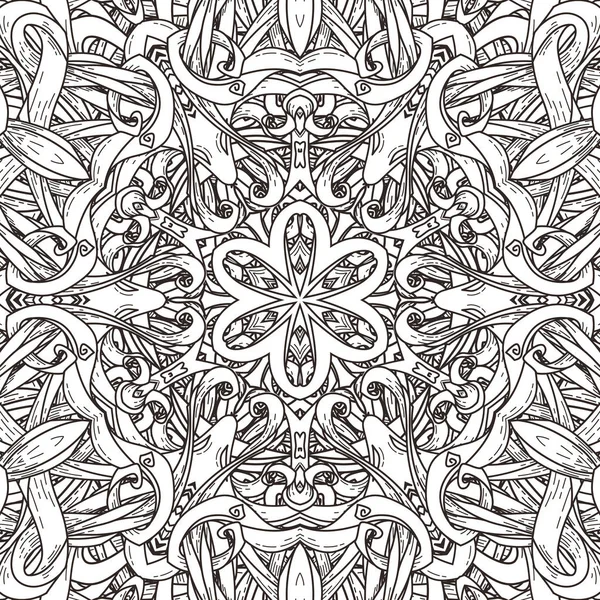 Mandala tarzı vektör seamless modeli