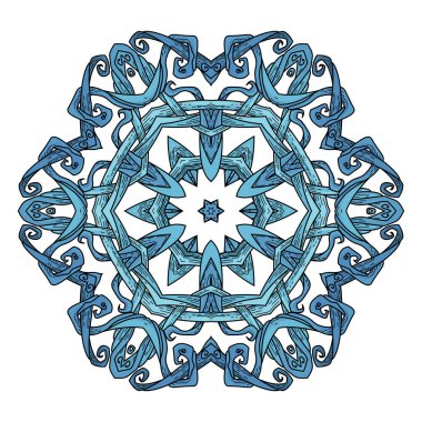 Mandala. Dekoratif arka plan. Islam, Arapça, oryantal, Hint, Osmanlı, yoga motifleri.