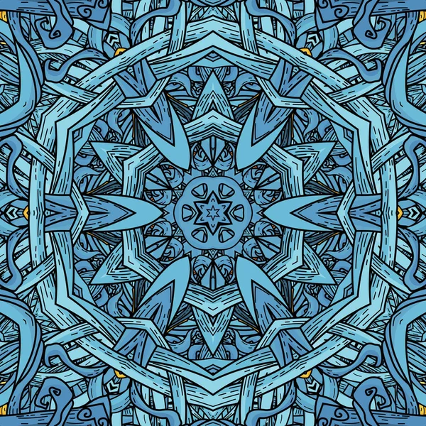 De naadloze patroon vector in mandala stijl — Stockvector