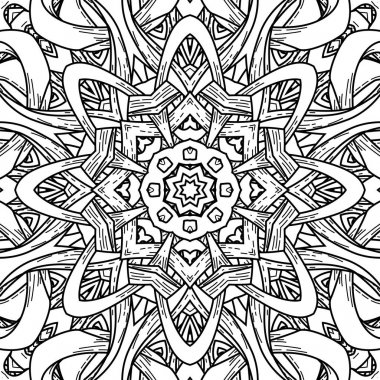 Mandala tarzı vektör seamless modeli