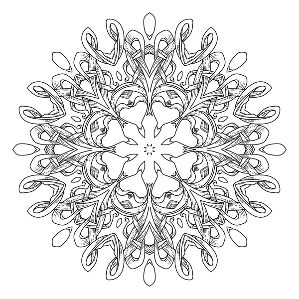 Mandala. abstrakte dekorative Hintergrund. islam, arabisch, orientalisch, indisch, ottoman, Yoga-Motive. — Stockvektor
