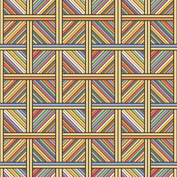 Abstrakta sömlösa stripe geometriska mönster — Stock vektor