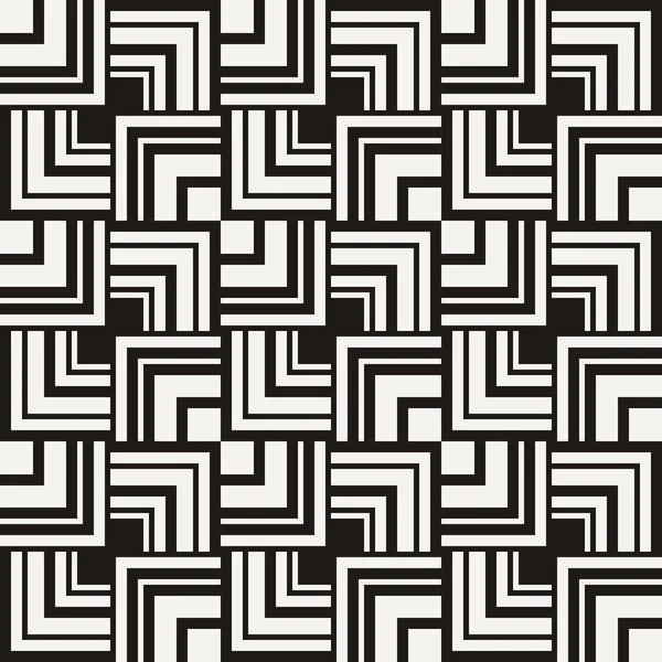 Nahtlose quadratische Muster. abstrakte Streifen endloser Hintergrund — Stockvektor