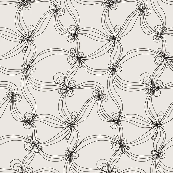 Vektorové doodle bezešvé pattern s štětec nebo pera tahy rukopisu — Stockový vektor