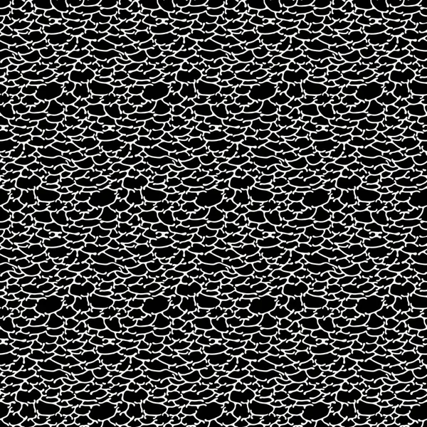 Vector abstracte naadloze patroon. Vrije hand doodle getekende oppervlak. — Stockvector