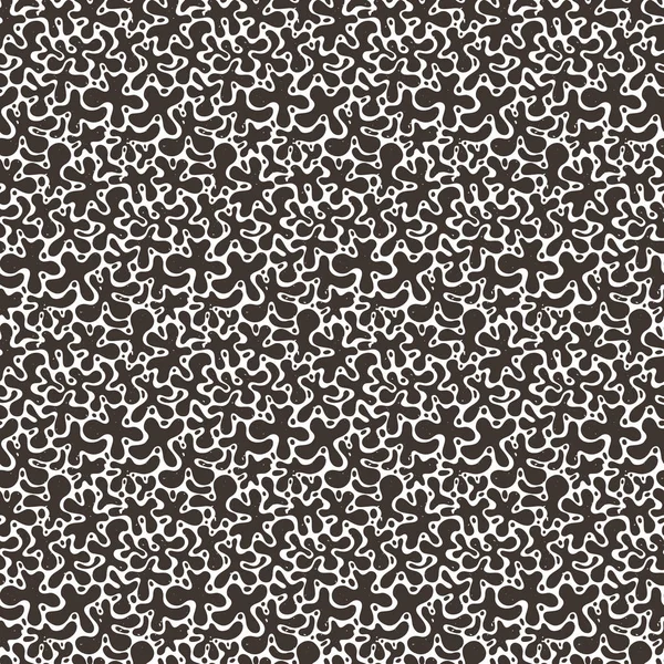 Vector abstracte naadloze patroon. Vrije hand doodle getekende oppervlak. — Stockvector