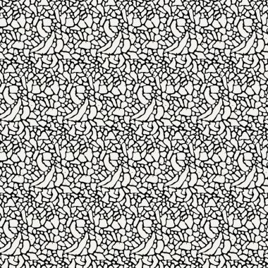 Vektör soyut seamless modeli. Serbest el doodle çizilmiş yüzey.