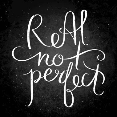 İlham verici vektör elle çizilmiş alıntı. Blackboard yazı tebeşir. Kartları, posterler ve t-shirt için söyleyerek motivasyon