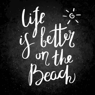 El ifade yazı vektör çekilmiş. Modern hat dekor duvar, poster, parmak izi, kart, t-shirtler için motive ve diğer